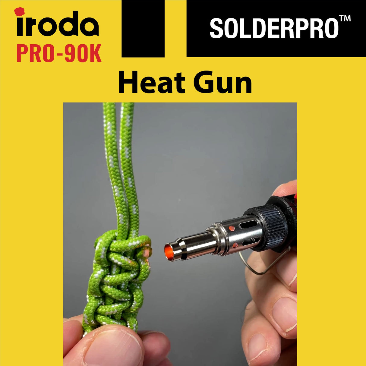 IRODA SOLDERPRO Butane Soldering Iron Kit Multi-Purpose 3-in-1 25-80W Pro Cordless Soldering Iron Box Set - Self-Igniting & Adjustable Flame, DIY Gift - Taiwan (90K) Iroda