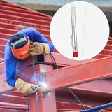 Mudder 2 Pieces Soapstone Pencil Holders Round Soapstone Marker Chalk Pencil with 12 Pieces Refills for Welding Tools and Markers Removable Markings on Metal, Aluminum, and Cast Mudder