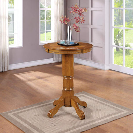Boraam Florence Pub Table, 42-Inch, Oak Boraam