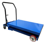 Premium Double Scissor Lift Table, Low Profile Work Bench Table, Foot Release, 1000 lbs Capacity, 11.5"-61" Lift Height, 40.5 X 24 Platform Size, Pake Handling Tools Pake Handling Tools