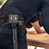 ToughBuilt - Modular Hammer Loop - Durable Hammer Holder/Holster/Catch Clips on Any Belt or Pocket, Extreme-Duty Steel Loop/Metal Ring, Unique Power Cord MGMT, Heavy-Duty Construction - (TB-52) ToughBuilt