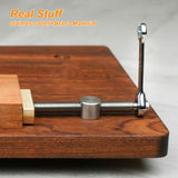 2 Pack Bench Dog Clamp with 4 Pack Woodworking 3/4 Inch Bench Dogs Hole Clamp Adjustable Workbench Stop Stainless Steel Brass Carpenter Tool (19mm) TVlifams