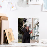 2 Pcs Blanks Sublimation Blanks Silver Grad Photo Frames Graduation Picture Frames Sublimation Picture Frame with Mat for Graduation Class of 2024 Girls Boys Son Daughter DIYEAH