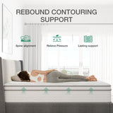 Novilla Full Size Mattress In a Box, 12 inch Hybrid Mattress Full Size with Independent Spring & Comfortable Foam, Full Mattress for Back Pain Relief & Support, Motion Isolation, Certipur-Us Certified Novilla