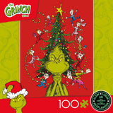 Ceaco - Dr. Seuss - The Grinch - Glow in The Dark - 100 Piece Jigsaw Puzzle Ceaco
