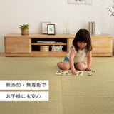 FULI Japanese Tatami Igusa Rush Grass Mat, Made in Japan, Traditional Asian Rug Design, Authentic Premium Quality Floor Rug for Living Room, Kitchen, Bedroom - Medium (55.12" x 78.74") FULI