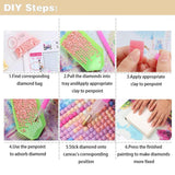 LWZAYS Gnome Diamond Art Kits for Adults, Coffee Drinks Diamond Painting Art Kits for Beginner, DIY 5D Full Drill Crystal Rhinestone Round Gem for Home Wall Decor 14x14 Inch LWZAYS