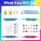 xcemhil Eagle Paint by Numbers Kit for Adults, Eagle Painting by Numbers, Adult Paint by Number Kits Suitable for Gifts and Interior Decor 16x20 Inch xcemhil