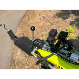 Timber Tuff Heavy Duty 7 HP Portable 20 Ton Gas Powered Log Splitter Machine Tool with 10 Inch Wheels for Large Outdoor Tasks Timber Tuff