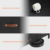 WAMPAT Black Dresser for Bedroom, Long Wide Dresser with 12 Drawers, Kids Dressers & Chests of Drawers, Set of 2 Classic Wooden Storage Cabinet Organizer for Closet, Living Room, Hallway WAMPAT