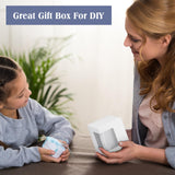 Harloon 36 Pack Mug Boxes for Gifts Coffee Mugs Boxes Gift Boxes for Shipping Sublimation Mugs Transparent Wine Glass Gift Packaging Box for Blanks 11oz, 12oz, 15oz Gift Wrapping (White) Harloon