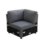 GlasFlength Sleeper Sofa Couch Bed, Convertible Sofa Bed with Armrests, Sectional Sofa with Storage Seat L Shaped Sectional Couch with Reversible Chaise for Living Room Apartment Bedroom Office GlasFlength