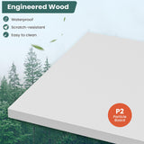 SEDETA 5 Tier Corner Bookshelf, Modern Corner Bookcase, Convertible Bookshelf with Storage Bag, Pegboard & LED Light, Tall Bookshelves for Bedroom, Living Room and Home Office, White SEDETA