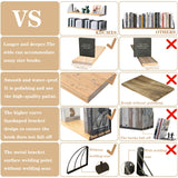 Long 36 inch Wall Bookshelf-Curved Fan-Shaped Design with Built-in Anti-Slip Book Stops|0.71" Thicker Heavy Duty Natural Wood Floating Shelves|Floating Book Shelves for Wall,Home Office Décor Set of 2 KDCMXS