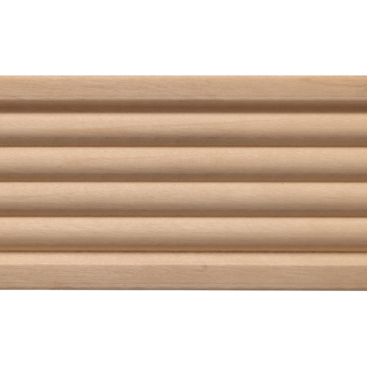 1821-4FTWHW Unfinished White Hardwood Beaded Casing Moulding ORNAMENTAL