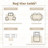 Washable Area Rug 5x7: Moroccan Rug for Living Room Geometric Boho Rug Farmhouse Non Slip Stain Resistant Rugs Low Pile Soft Carpet for Bedroom Dining Room Home Office Children Room (Beige,5'x7') VECARF