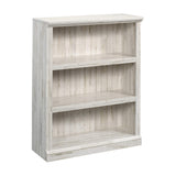 Sauder 3 Tier Book Shelf Wooden Bookcase Multipurpose Bookshelf for Home Office, Living Room, in White Plank Sauder