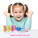 GirlZone Lip Balm Making Kit, 25-Piece Makeup and Lip Gloss Set with Glitters, Stickers & More, Fabulous Girls Toys Age 8 & Great Gift Idea for Kids GirlZone