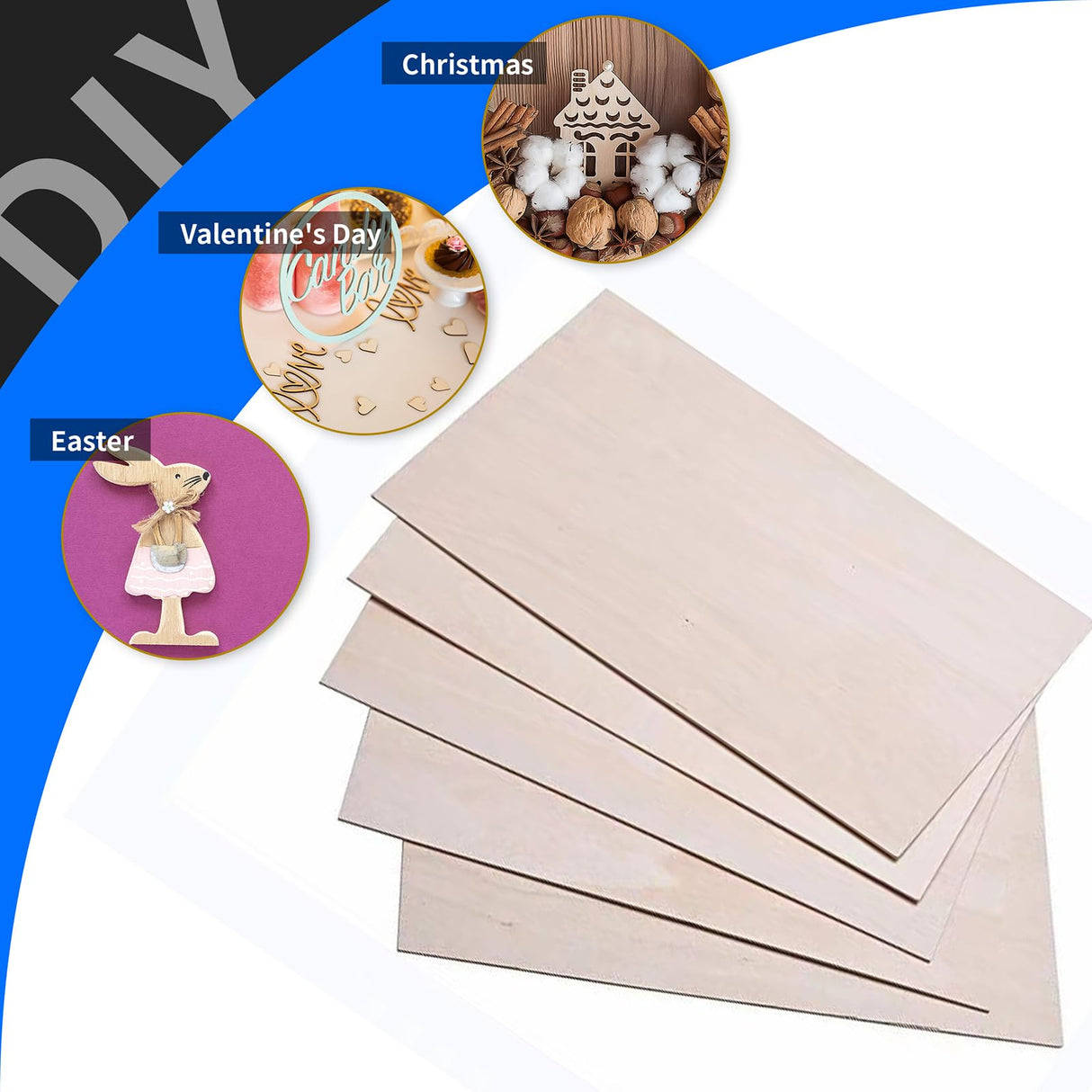 48 Pack Basswood Sheets,12 x 12 x 1/8 Inch,3mm Basswood Plywood Sheets with Smooth Surfaces, Unfinished Wood for Laser Cutting, Wood Burning,Drawing, Architectural Models and DIY Wood Crafts(48) Mtalluste