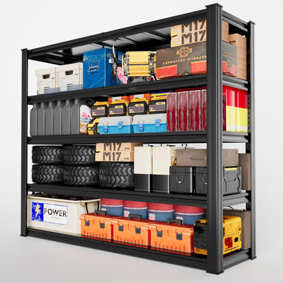 ztysn Garage Shelving Heavy Duty - 59 * 20 * 79in(L*W*H) Extra Large Metal Shelving Units and Storage for 2000lbs, 5tier Adjustable Basement Storage Industrial Shelves Pallet Racking Organizer