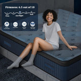 12 Inch Twin Size Mattress in a Box, Medium Firm Hybrid with Lumbar Foam and Zoned Pocket Springs for Pressure Relief and Edge Support Generic