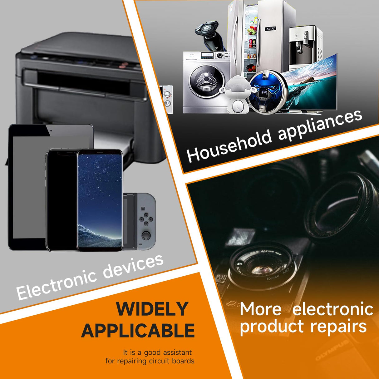 TOWOT Solder Wick Braid With Flux No-Clean Electronic, Desoldering Wick Braid Remover.Desolder Soldering 2.5mm W 0.10'' L 9.8' TOWOT