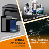 TOWOT Solder Wick Braid With Flux No-Clean Electronic, Desoldering Wick Braid Remover.Desolder Soldering 2.5mm W 0.10'' L 9.8' TOWOT