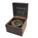 Unique Engraved Compass Gifts Personalized for US Army, Air Force, Coast Guard, Marines, Navy | Military Graduation, Promotion, and Veteran Retirement Gift (Design My Own, 4.5 Inch Boxed Compass) Stanley London