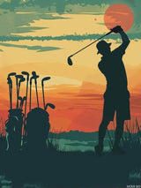 MOER SKY Golf Diamond Painting Kits for Adults, Sport Diamond Painting Art Kit for Adult, 5D Gem Diamond Art Painting for Relatives and Friends Home Wall Decor Gifts 12x16 Inch MOER SKY