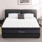 Vantto Queen Size Mattress, 12 Inch Hybrid Memory Foam Mattress in a Box with Pocket Springs for Motion Isolation Pressure Relief, CertiPUR-US, 100 Nights Trial Vantto