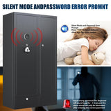 KAER 15-20 Gun Safes for Home Rifle and Pistols,Gun Safe,Rifle Safe,Large Gun Safes for Home and Shotgun,Rifle Gun Safe with Digital Keypad,Drawer,Removable Shelf (Unassembled) KAER