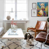 Apcufir Alpaca Diamond Painting Kits for Adults,Cute Animals Diamond Art Kits for Beginner Round Full Drills,Paint with Diamonds Gem Art Diamond Dots for Home Wall Decor 12X16 Inch Apcufir