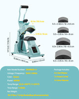 VEVOR Hat Heat Press Machine, with 4pcs Interchangeable Platens, Precise Temperature and Time Control, Hat Press for HTV Iron On and Sublimation Projects, for Caps, Headbands, Cuffs, Face Masks, Green VEVOR