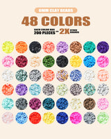 BestNow Clay Beads 3 Boxes Bracelet Making Kit Heishi Beads for Jewelry Making Round Letter Beads with Charm Elastic Strings Friendship Bracelets Holiday Arts and Crafts Gifts for Girls Adults BestNow