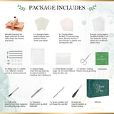 Aboofx Large Flower Press Kit, 6 Layers 11.8" x 8.3" Even Pressure for DIY Arts and Crafts, Dried Flower Plant Preservation Gift for Adult Craft Lovers, Wood Aboofx