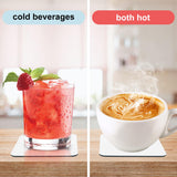 35 Pcs 3.75 x 3.75 Inch Square MDF Sublimation Coasters, Blanks MDF Sublimation Coasters, and Water-Resistant MDF Material with Non-Slip Cork Backing, Hardboard Cork Coasters by KUKLIPJIM KUKLIPJIM