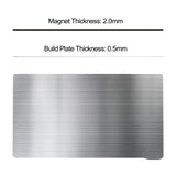 TMYPN Resin 3D Printer Build Plate for Phrozen Sonic XL 4K / Sonic Mighty 4K, 2pcs Flexible Spring Steel Sheet and 1pcs Magnetic Base for 200 x 125mm 3D Printer Platform TMYPN