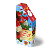 Madd Capp: I Am Rose - 350 Piece Jigsaw Puzzle- 8003 – Ages 10+, Unique Floral-Shaped Border, Challenging Random Cut, Includes Educational Madd Capp Fun Facts Madd Capp