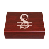 NEW WORLD ACCENTS Personalized Wooden Box, Engraved Box, Memory Box, Gift for Him, Christmas Gift box, Father's Day, Man Cave, Husband Groomsman gift NEW WORLD ACCENTS