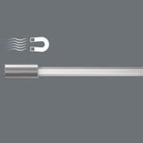 Wera 05073661002 Kraftform Kompakt 27 RA Slotted Ratcheting Screwdriver, 1/4" Head, MULTI Wera