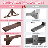 Wooden Wedding Arch, Wooden Arch 7.48FT Wood Arch Backdrop Stand Square Arch Wedding Arbor Wedding Arches for Ceremony Wood Arch Frame Kapaga