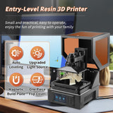 MALYAN S100 Mini Resin 3D Printer with 5.5" 2K LCD Curing Screen, High Precision, Auto Leveling, Printing Size 115 x 65 x 110 mm, Beginner Friendly MALYAN