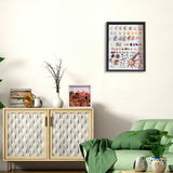 Califortree 8x8 Shadow Box Frame with Soft Linen Back - Push Pins Included, Memory Box Display Case for Flower, Tickets and 3D Items, Black Califortree