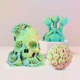 iSANMATE Matte Tri Colors PLA Filament 1.75mm, 3-in-1 Color Rainbow Filament, Coextrusion 3D Filament, Rapid Magic Color Change Filament 1.75mm, Dimensional Accuracy +/- 0.03 mm,Fluorite 1KG/Spool iSANMATE