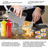 Luyata 39PCS Griddle Accessorie Kits, Outdoor Grilling Tools for Blackstone and Camp Chef, Stainless Steel BBQ Accessorie Grill Spatula Set With Basting Cover Chopper, Scraper, Bottle, Tongs, Egg Mold Luyata