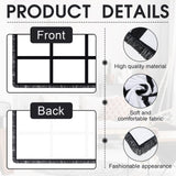 Kinlop 3 Pcs 40 x 60 Inch Sublimation Blanks Throw Blanket with Printable Sublimation Blankets for Heat Press with Tassel Fuzzy Picture Photo Blanket for DIY Sofa Couch Bed Home(9 Panel) Kinlop