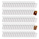 AiDiYGECO 240 Pcs Sublimation Keychain Blanks bulk MDF Double sided Sublimation Blank Keychains key chain (Rectangle) AiDiYGECO