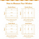 Radiance Cordless Bamboo Roman Shades for Windows - Flatstick Bamboo Blinds for Semi-Private Light Control - Easy to Lift & Fold Up Window Shades - Driftwood - 22.5 in. W x 64 in. L - (2216600E) Radiance