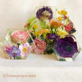 2Pcs Large Silicone Molds for Resin 9 inch 7inch Hexagon Silicone Molds, Hexagon Deep Resin Mold for Epoxy Resin, Silicone Molds for Flowers Bouquet Preservation AOEDEO