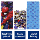 60 Pieces Marvel Spiderman Jigsaw Puzzles for Kids Ages 4-8,Learning Educational Puzzles for Children Girls and Boys,Packed in Tin Box,Gift for Children (0668) DPLEFO